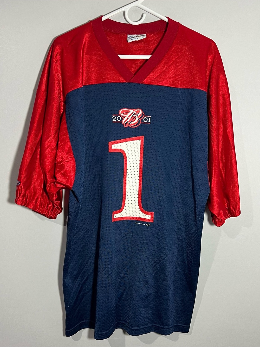 Vintage 2001 BudBowl Bud Light Budweiser Football Jersey Adult One Size Fits All